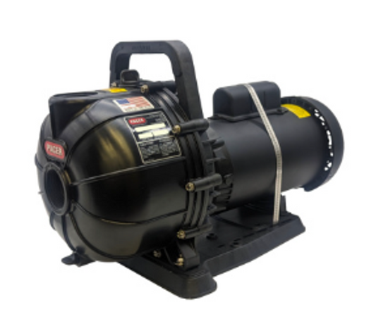 S Pacer Pump w/2HP Techtop 1PH Motor, Viton Seal